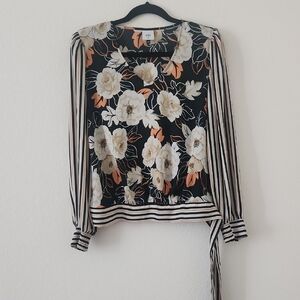 Cabi Floral Blouse